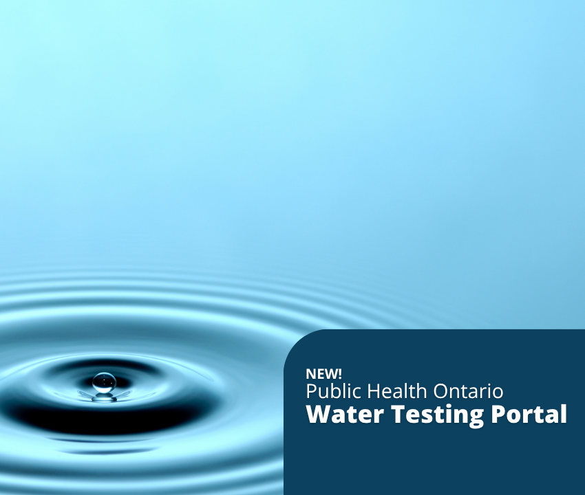 NEW! Online Water Testing Portal