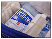Place filled bottle into an insulated cooler with ice pack and transport to the nearest drop off location