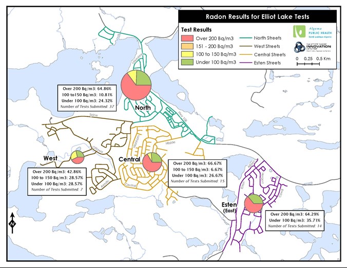 Radon Results for Elliot Lake